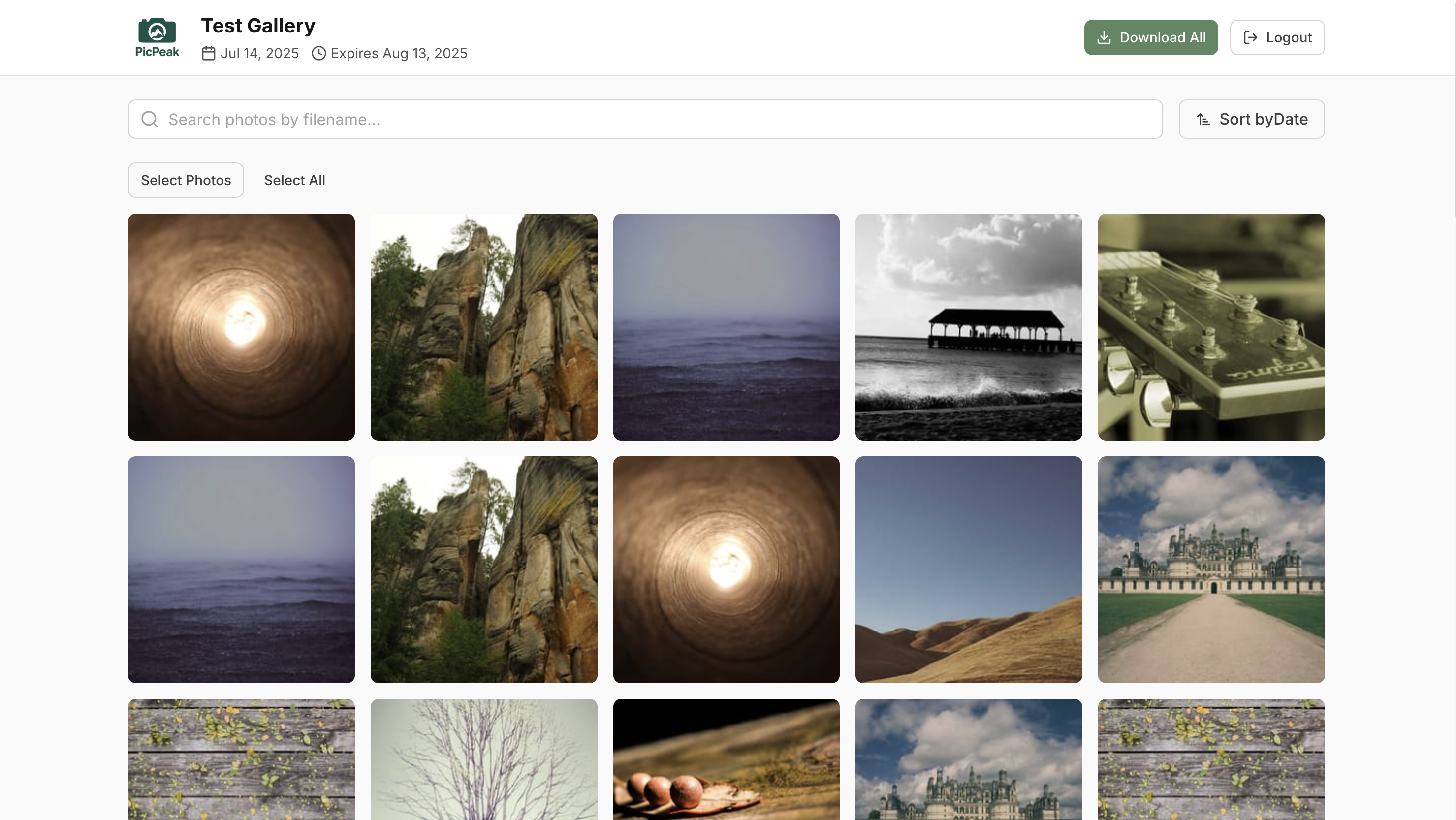 PicPeak Gallery Preview